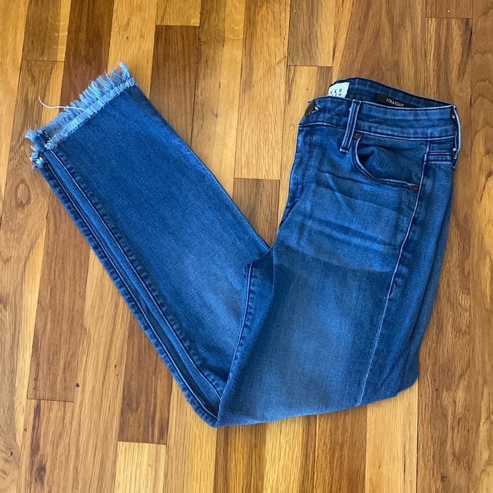 Parker Smith Women’s Blue Straight Leg Jeans Size 27